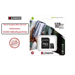 สินค้า Kingston Canvas Select Plus microSD 128GB (SDCS2/128GB)