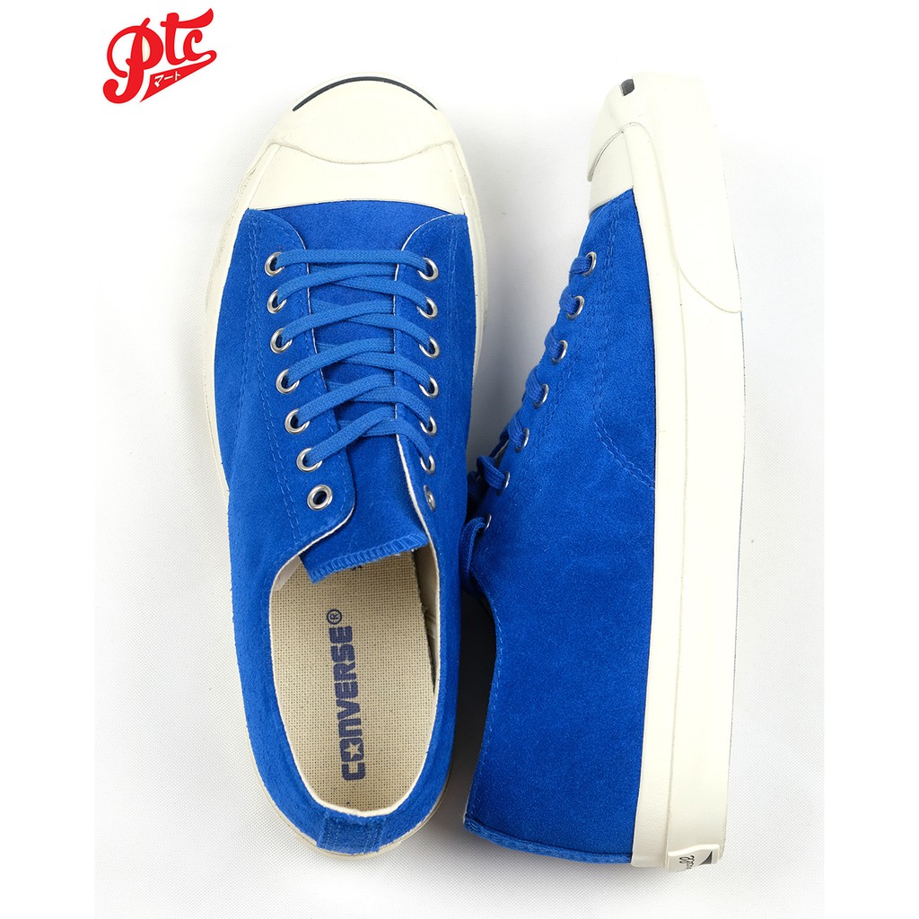 CONVERSE JACK PURCELL RET SUEDE ROYAL BLUE Shopee Thailand