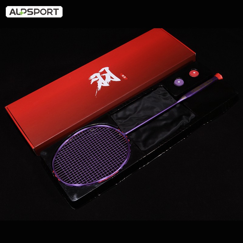 ALP MH-V5 Wave Shape 5U 75g 30Lbs คาร์บอนไฟเบอร์เต็ม 100% ไม้แบดมินตัน ...