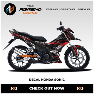 สติกเกอร์ ลาย Honda Sonic Fox Full Body Decal Honda Sonic 150 R สําหรับติดตกแต่งรถจักรยานยนต์