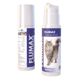 flumax exp 11/24 flumax L- lysine ไลซีน กินง่าย แบบเจลผสมอาหาร สำหรับแมว เสริมภูมิแมว กระตุ้นภูมิ