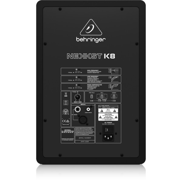 behringer-nekkst-k8-ตู้ลำโพงมอนิเตอร์สำหรับห้องบันทึกเสียง-2-ทาง-8-นิ้ว-150-วัตต์-มีแอมป์ในตัว-ราคาต่อคู่