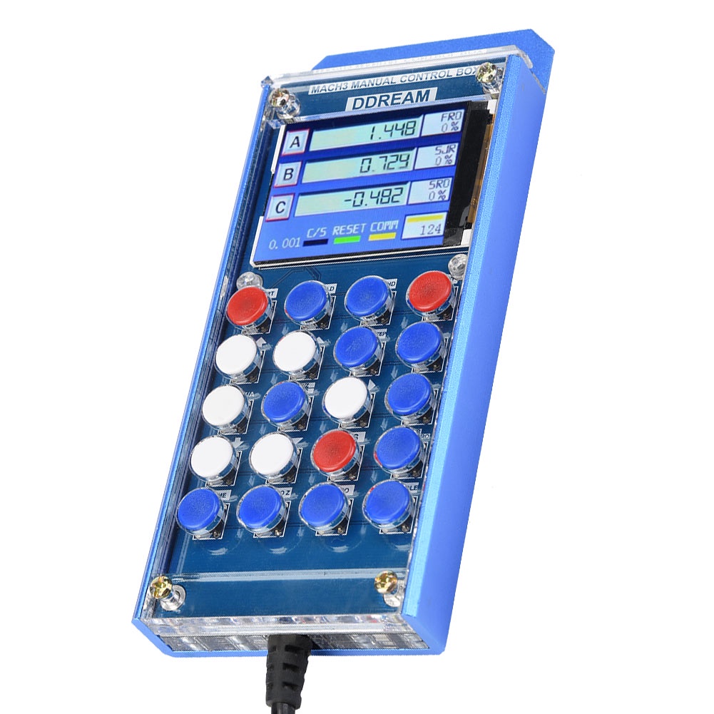 December305 6 Axis Mach3 Digital LCD Display Hand Manual Control Box ...