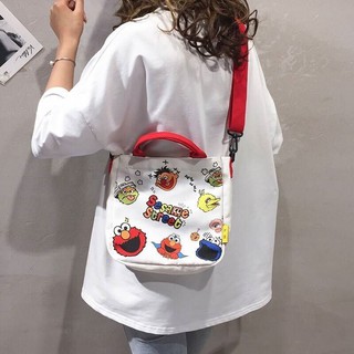 elmo กระเป๋าเอลโม่ กระเป๋าสะพายลายเอลโม่ กระเป๋าเอลโม่ elmo bag. elmo