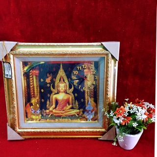 กรอบรูปภาพพร้อมนาฬิกา 399 บาท#พระพุทธชินราช#กรอบมงคล#กรอบที่ระลึก#กรอบพระ