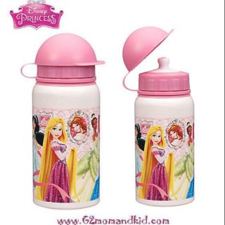 Disney Princess Aluminum Water Bottle - Small -- กระบอกน้ำอลูมิเนียม ลาย รวมเจ้าหญิงดิสนีย์ สินค้านำเข้า Disney USA