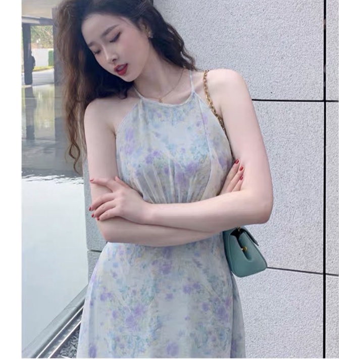 พร้อมส่ง-blossom-dress-เดรสหวานๆสไตล์เกาหลี