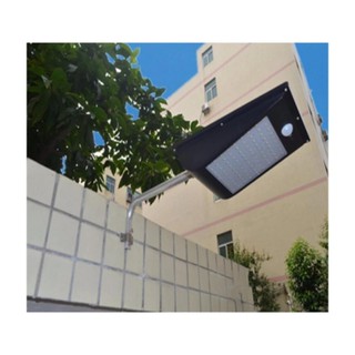 โคมไฟพลังงานแสง 81 LED Solar Wall Light with PIR Motion Sensor and Pole 1,000 LM