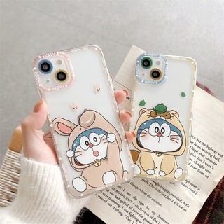 เคสโทรศัพท์มือถือแบบนิ่ม ใส ลายการ์ตูนโดเรม่อนน่ารัก สําหรับ Samsung A02S A02 M02 A10S M22 A52 A52S A72 A32 A50 A50S A30S A20 A30 A71 A51 A11 M11 A12 M12 A10 M10 A20S A03 A13 A22 4G M52 5G