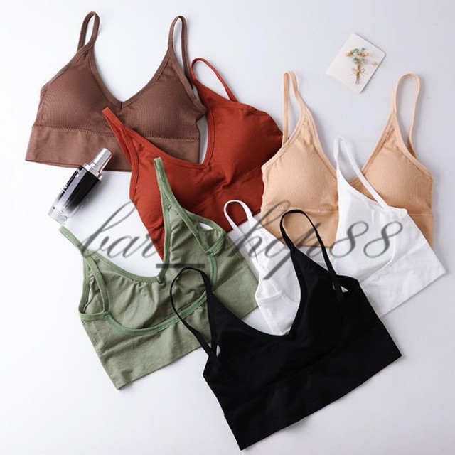 ภาพหน้าปกสินค้าP19 เสื้อชั้นในรูปตัว U ไร้รอยต่อ ระบายอากาศได้ดี sport bra จากร้าน bar_shop88 บน Shopee