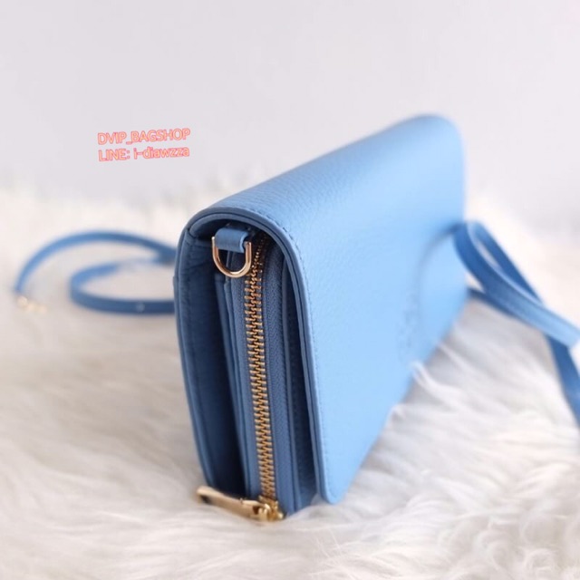 งานหิ้วusa-tory-burch-bombe-flat-wallet-crossbody-แท้