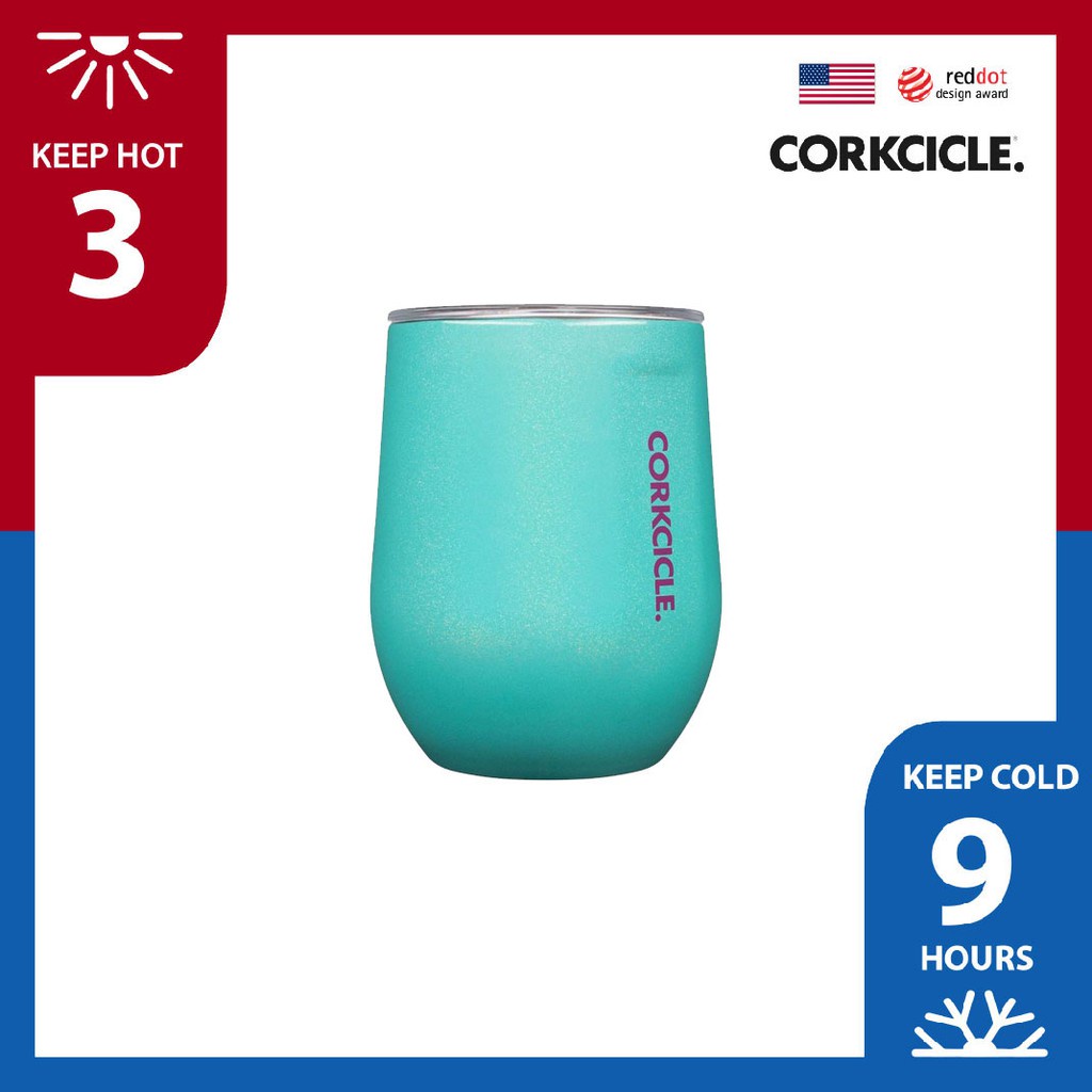 CORKCICLE แก้วสแตนเลสสูญญากาศ 3 ชั้น เก็บความเย็นได้นาน 9 ชั่วโมง รุ่น