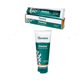 Himalaya Clarina Anti-Acne Cream 30g/ Clarina Anit-Acne Face Wash Gel 60ml เจลล้างหน้าสิวอักเสบ