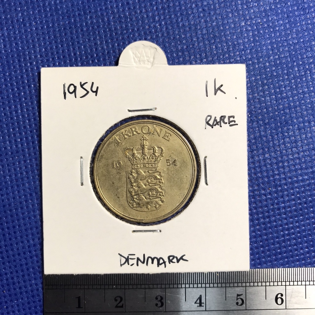 special-lot-no-60094-ปี1954-เดนมาร์ก-1-krone-เหรียญสะสม-เหรียญต่างประเทศ-เหรียญเก่า-หายาก-ราคาถูก