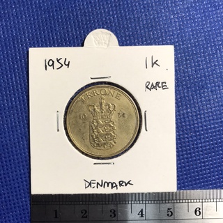Special Lot No.60094 ปี1954 เดนมาร์ก 1 KRONE เหรียญสะสม เหรียญต่างประเทศ เหรียญเก่า หายาก ราคาถูก