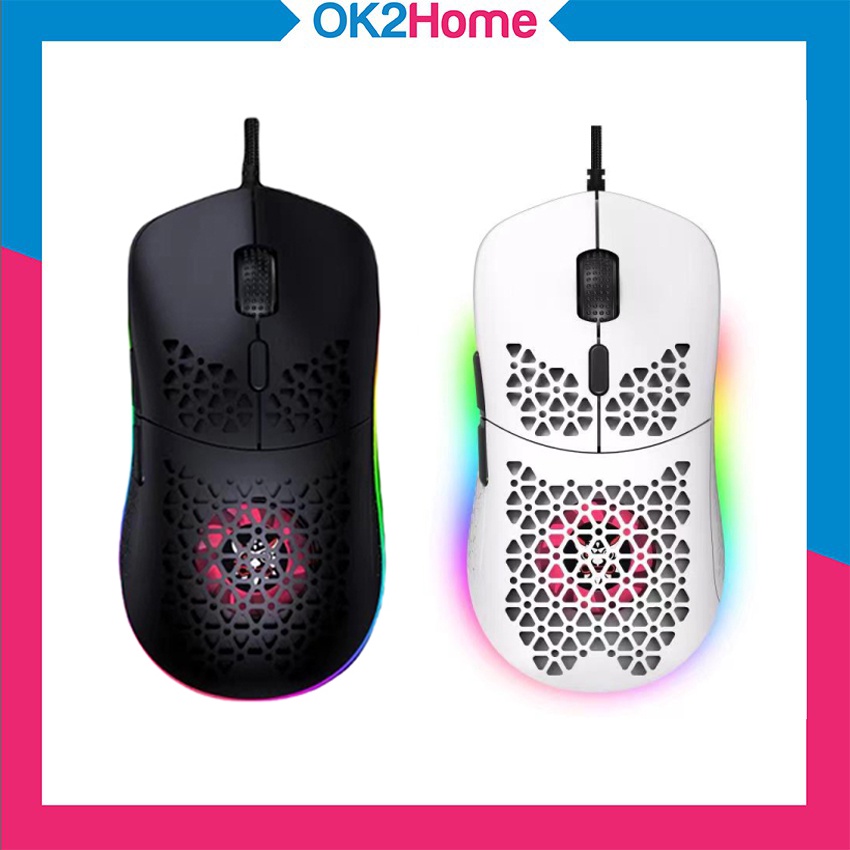 Onikuma FUJIN Gaming Mouse Marco เมาส์เกมมิ่ง มีพัดลมในตัวน้ำหนักเบา ...