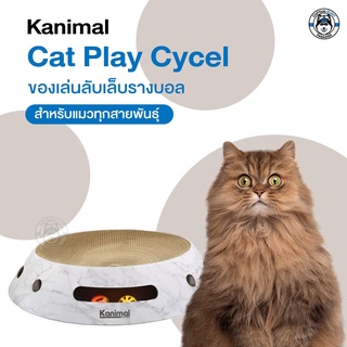 Kanimal Play Cycle ของเล่นแมว ที่ลับเล็บแมว พร้อมรางบอล สำหรับแมวทุกสายพันธุ์