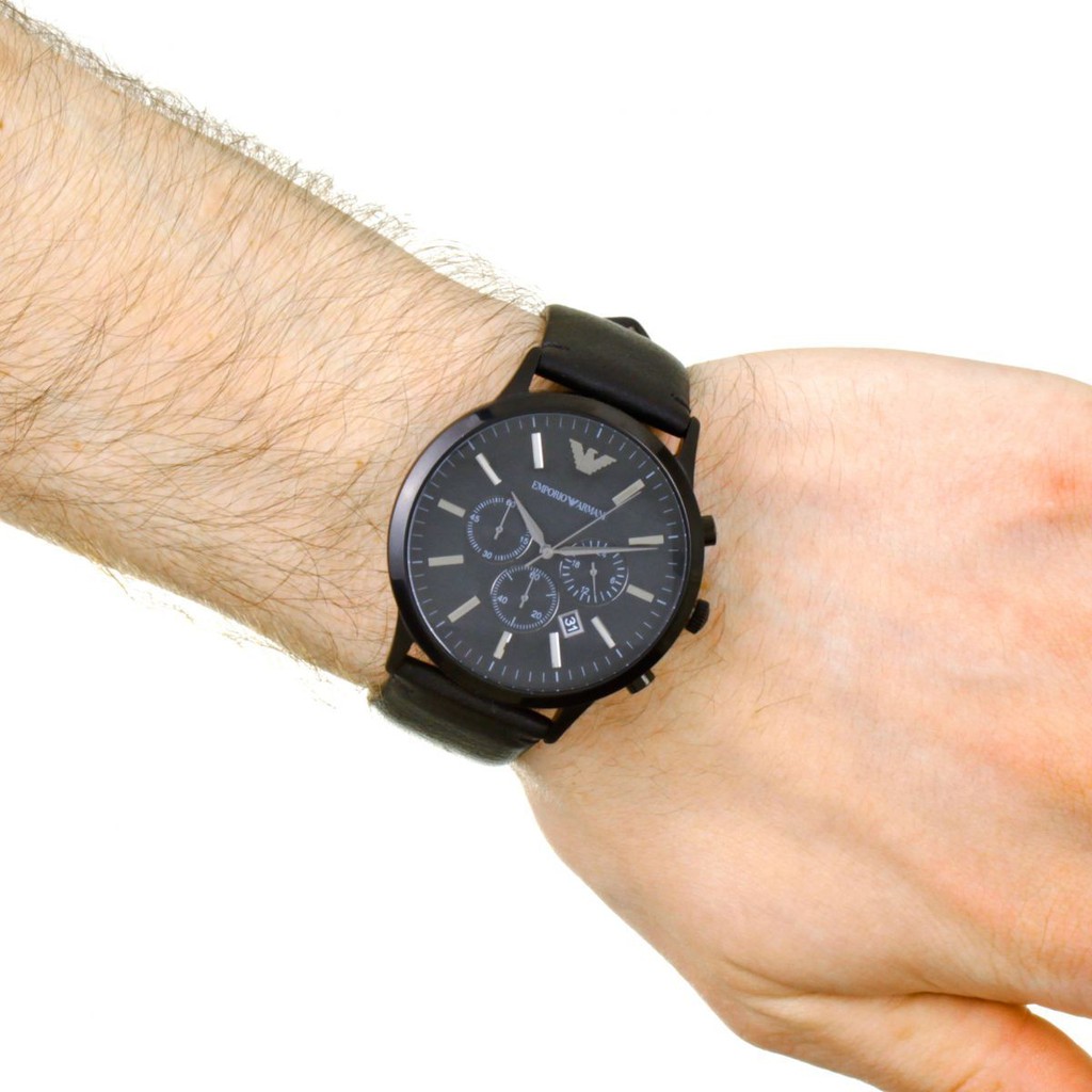นาฬิกา-emporio-armani-sportivo-chronograph-black-dial-men-watch-ar2461-ของแท้