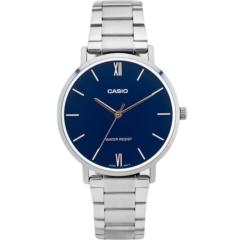 Casio นาฬิกาข้อมือผู้ชาย สายสแตนเลส รุ่น MTP-VT01 ของแท้ประกันศูนย์ CMG ...