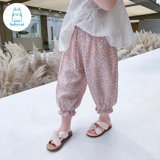 ［Babycat］ จุดร้อนใหม่ของผู้หญิงกางเกงยุงเด็กฤดูร้อนฤดูร้อนอินฟราเรดสวมใส่2021 nian ใหม่สไตล์ตะวันตกหญิงบาง Breathable-