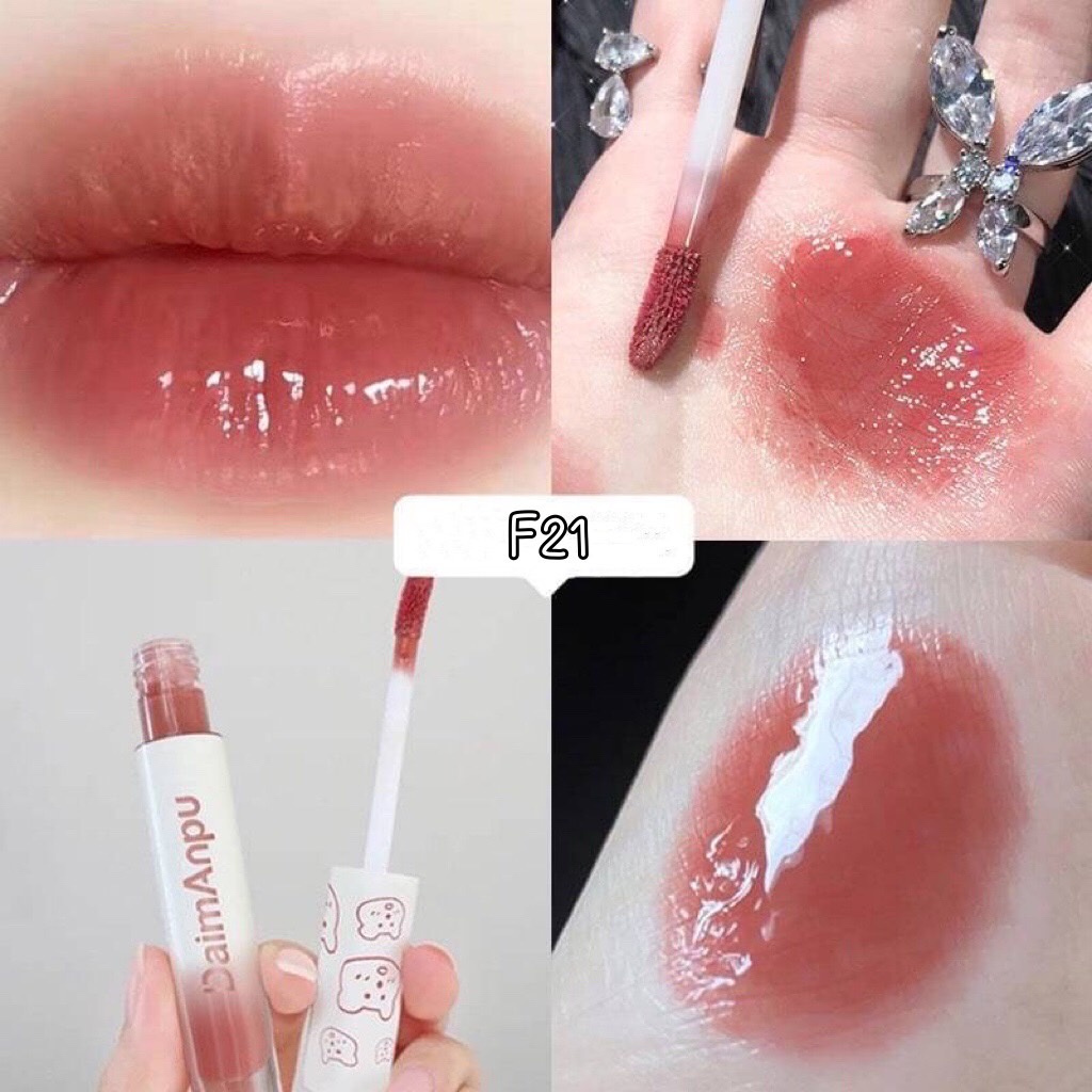 ลิปน้องหมี สีสวยมาก ติดทนนาน DAIMANPU มีให้เลือก 6 เฉดสี | Shopee Thailand