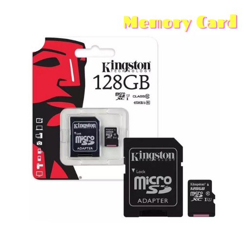 kingston-micro-sd-card-memory-card-128gb-กล้อง-กล้องติดรถยนต์-โทรศัพท์มือถือ