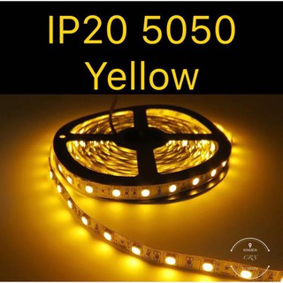 CRX ไฟเส้น LED IP20 5050 12V. 60LED/M Yellow