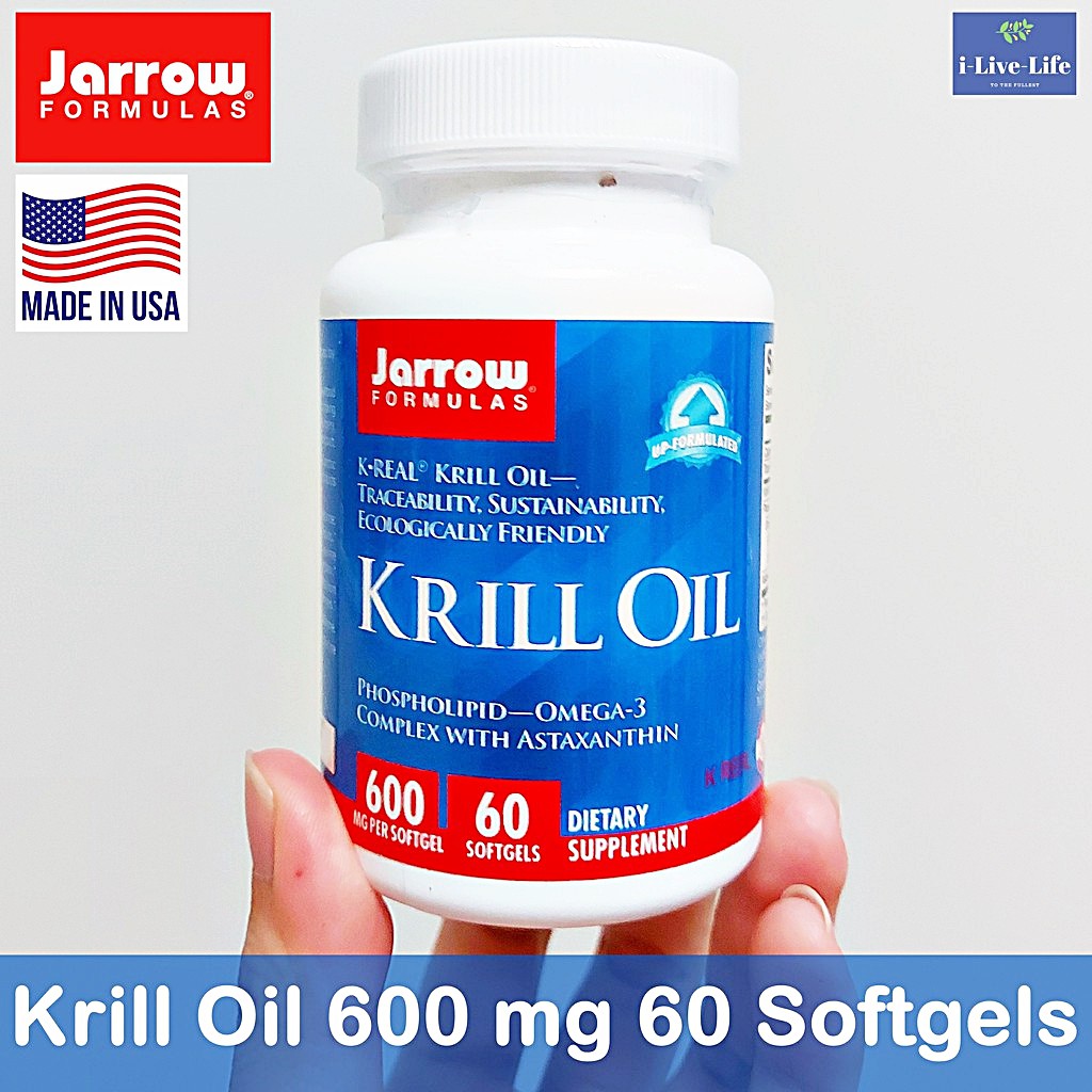 น้ำมันคริลล์ Krill Oil 60 Softgels Jarrow Formulas Shopee Thailand