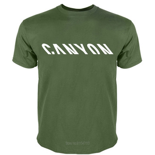 Canyon โลโก้จักรยานเสื้อยืดเสื้อผ้าถนนสำหรับคนรัก Bikers Fbrica ที่มีคอกลมโดยตรง