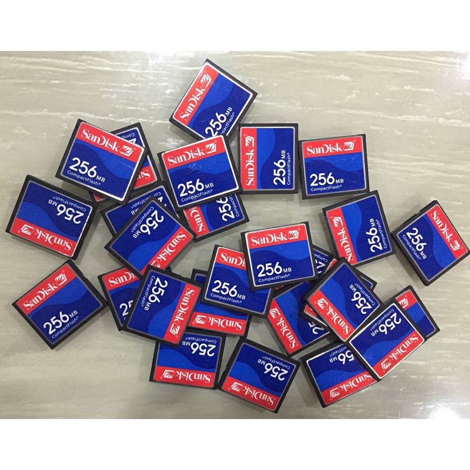 Sandisk Cf Card Compact Flash 256MB CFCard Compact Flash ใช้สำหรับเครื่องจักร CNC, FANUC