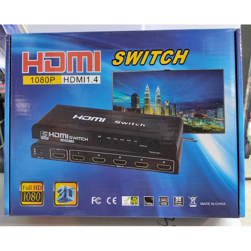 เครื่องแยกสัญญาณhdmi5to1