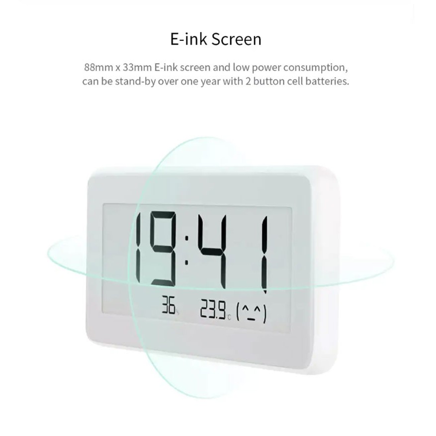 ภาพสินค้าXiaomi Multi function Digital Clock นาฬิกาดิจิตอล วัดอุณหภูมิ วัดความชื้น Multi-function เชื่อมต่อ App ผ่าน bluetooth จากร้าน minismile888 บน Shopee ภาพที่ 4