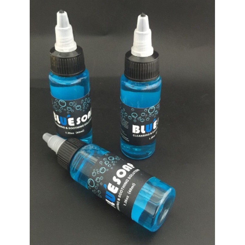 blue-soap-ขวดเล็ก-น้ำยาเช็ดทำความสะอาดรอยสัก-30ml