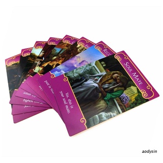 Aod The Romance Angels การ์ดเกมการ์ดภาษาอังกฤษ 44 การ์ด Deck Tarot