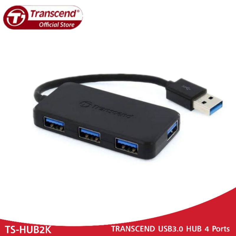 TRANSCEND USB3.0 HUB 4 Ports (TS-HUB2K) | Shopee Thailand