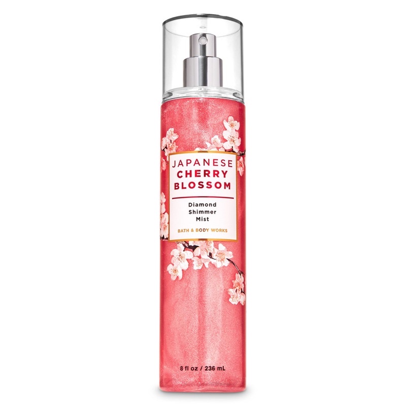 Bath & Body Works Japanese Cherry Blossom Diamond Shimmer Mist 236ml