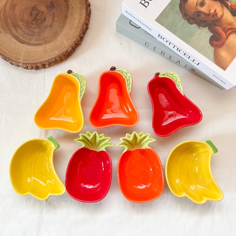 พร้อมส่ง-ถ้วยน้ำจิ้มผลไม้-ลายน่ารัก-รับประกันสินค้า