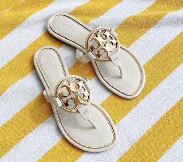 tory-burch-100-miller-sandals-patent-leather-สินค้าของแท้-อุปกรณ์ครบ-กล่องป้ายและถุงมีหมด-สอบถามเพิ่มเติมได้ค่ะ