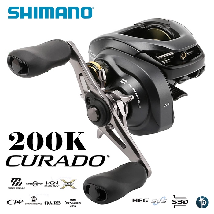 ร้านคันกะรอก อุปกรณ์ตกปลา - Shimano CURADO 200K - 200HGK มีมาเเต่