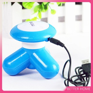 ที่นวด3ขา ที่นวด นวดคอ บ่า ที่นวดพกพาแบบสั่น ไหล่ หลัง ขนาดเล็ก Three Legged Mini Massager