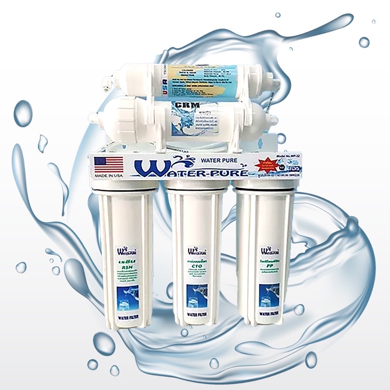 เครื่องกรองน้ำ-water-pure-5-ขั้นตอน-ของใหม่