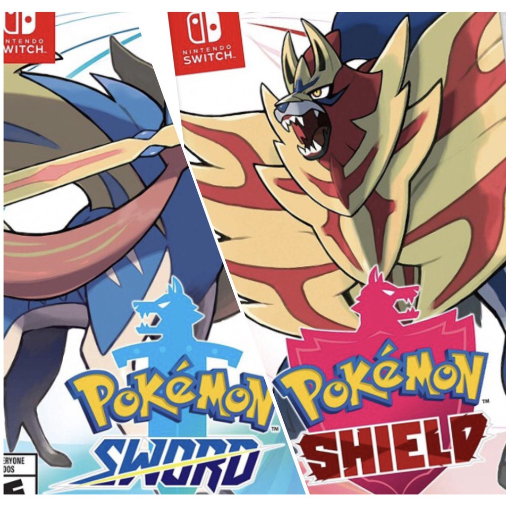 ภาพสินค้าNintendo Switch Pokemon Sword & Pokemon Shield Zone Asia English เกม 2019 จากร้าน tinzshop บน Shopee ภาพที่ 1