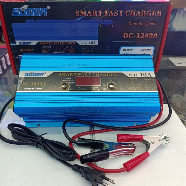 ชาร์จแบต-12v-40a-ยี่ห้อ-suoer-หม้อแปลงชาร์จแบตเตอรี่-เครื่องชาร์จแบตเตอรี่-สลายซันเฟสและฟื้นฟูเเบตเตอรี่-พร้อมกัน