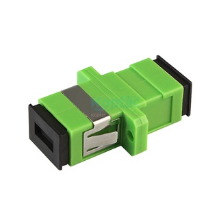 Free Shipping Fast Connector SC APC Adapter Connector Simplex SM Single Mode Plastic Fiber Optic Adapter Coupler