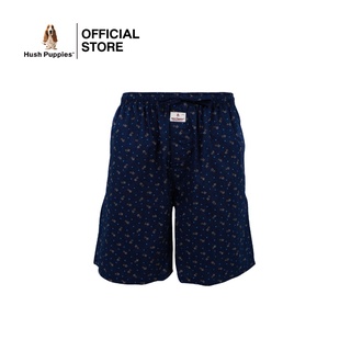 สินค้า Hush Puppies UNDERWEAR กางเกงขาสั้น SLEEPWEAR รุ่น HU H3W3004 สีกรมท่า กางเกงขาสั้น