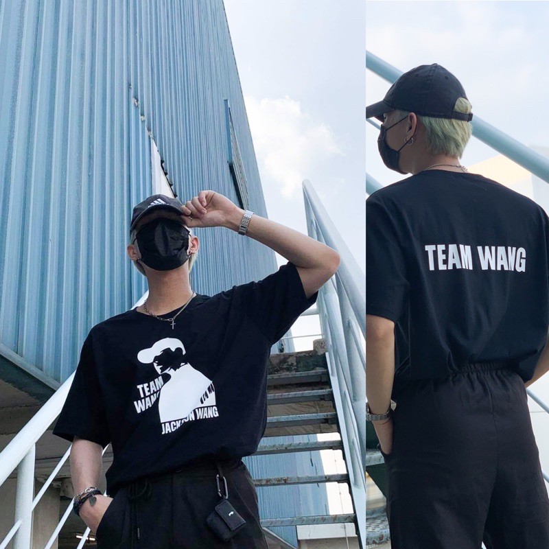 team-wang-got7-t-shirt-jacksonwang-สีดำ-สีขาวสามารถปรับแต่งได้