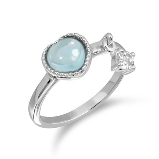 ภาพหน้าปกสินค้าMizuchol-แหวนเสริมดวงความรักสำหรับคนวันเสาร์ Darling ring พลอย Blue Topaz (RD) ที่เกี่ยวข้อง