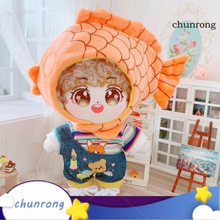 Cr- ชุดเสื้อผ้าตุ๊กตา หมวกไทยากิ อินเทรนด์ ของเล่นสําหรับเด็ก 1 ชุด