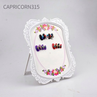 Capricorn315 ที่ตั้งโชว์เล็บเจล บอร์ดการ์ดสีทาเล็บเจล ลายดอกไม้ 48 สี สําหรับฝึกทําเล็บ บอร์ดจอแสดงผลทางร้านทำเล็บ