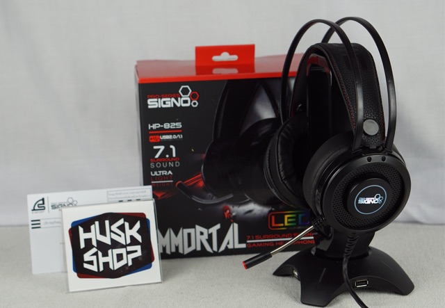 ภาพสินค้าหูฟังเกมมิ่ง SIGNO HP-825 หูฟังคอม Gaming Headset USB เสียง Virtual Surround 7.1 ประกัน 1 ปี จากร้าน huskshop บน Shopee ภาพที่ 8